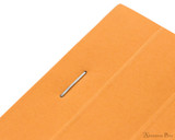 Rhodia No. 16 Staplebound Notepad - A5, Dot Grid - Orange staple detail
