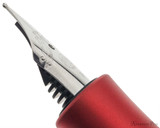 Kaweco AL Sport Fountain Pen - Red - Nib Profile