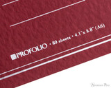 ProFolio Oasis Notebook - A6, Red - Logo