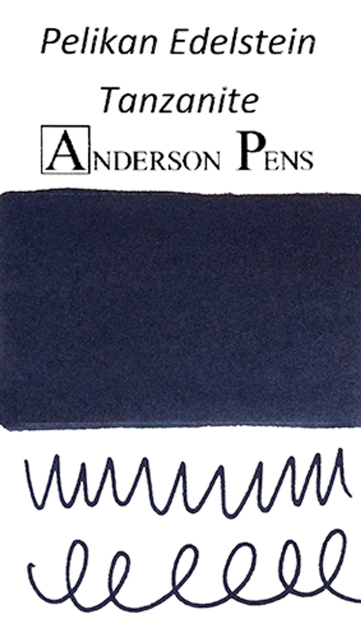 Pelikan Edelstein Tanzanite Ink Sample (3ml Vial) - Anderson Pens, Inc.