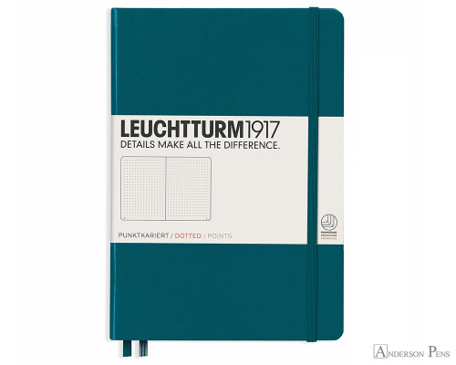 Leuchtturm1917 Notebook - A5, Lined - Pacific Green