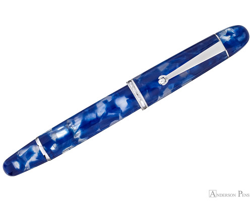 Penlux Masterpiece Grande Fountain Pen - Blue & White Koi