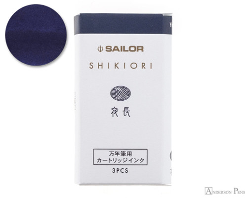 Sailor Shikiori Yonaga Ink Cartridges (3 Pack) - Box