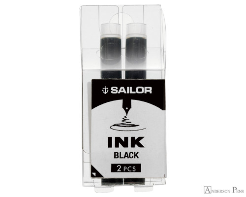 Sailor Compass Color Black Ink Cartridges (2 Pack)