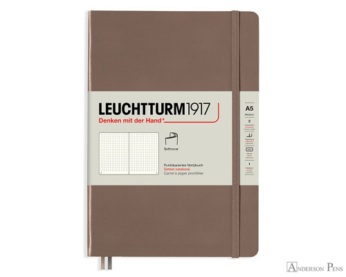 Leuchtturm1917 Softcover Notebook - A5, Dot Grid - Warm Earth