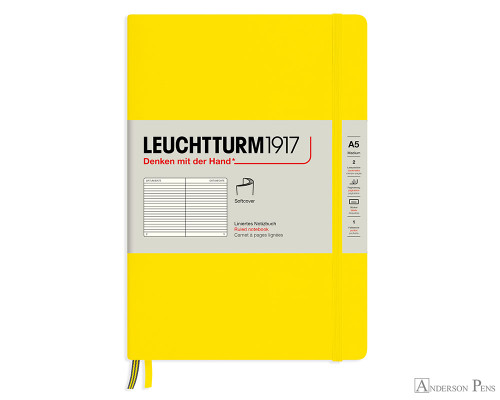 Leuchtturm1917 Softcover Notebook - A5, Lined - Lemon