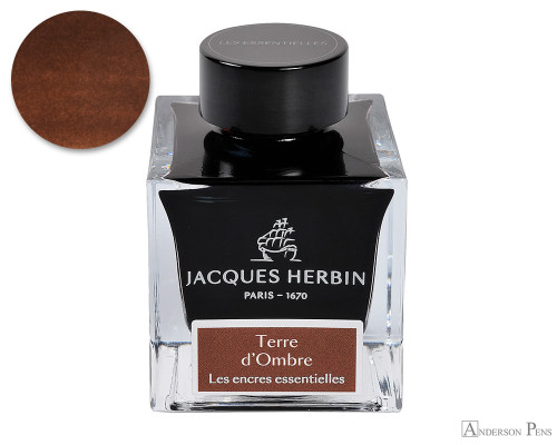 Jacques Herbin Terre d'Ombre Ink (50ml Bottle)