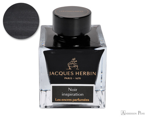 Jacques Herbin Noir Inspiration Scented Ink (50ml Bottle)