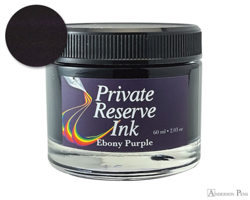 Private Reserve Ebony Purple Ink (60ml Bottle) - Bottle