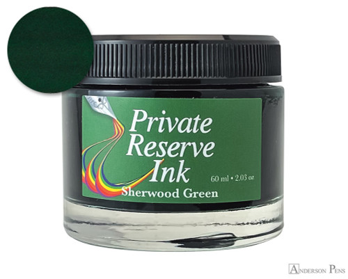 Private Reserve Sherwood Green Ink (60ml Bottle) - Bottle