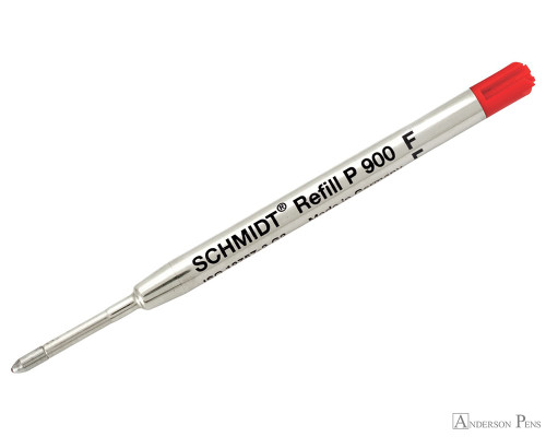 Schmidt P900 Ballpoint Refill - Red, Fine