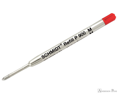 Schmidt P900 Ballpoint Refill - Red, Medium