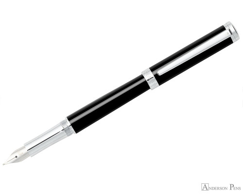 Sheaffer Intensity Fountain Pen - Onyx Black with Chrome Trim