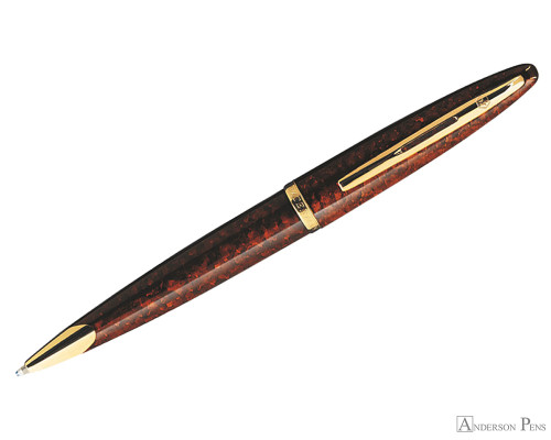 Waterman Carene Ballpoint - Amber with Gold Trim