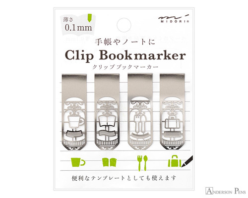 Midori Bookmarker Clip - Daily Life