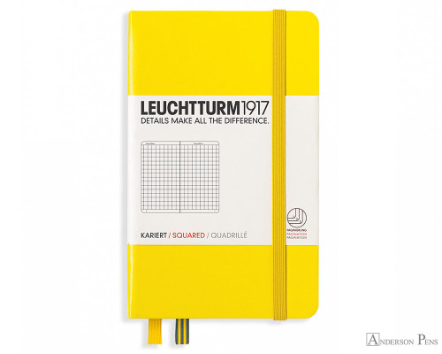 Leuchtturm1917 Notebook - A6, Graph - Lemon