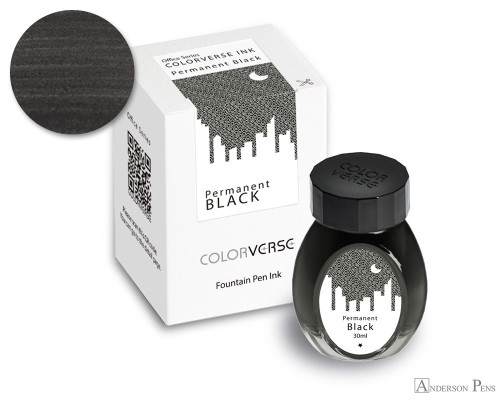 Colorverse Office Series Permanent Black Ink (30ml Bottle)