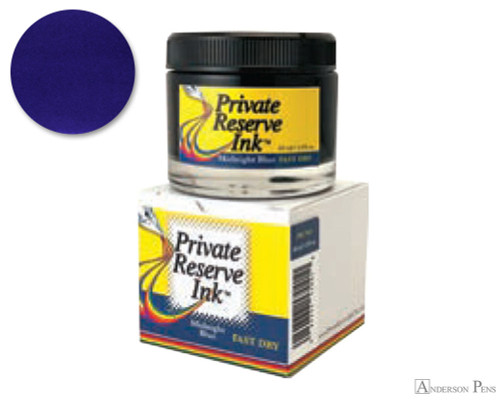 Private Reserve Midnight Blues Fast Dry Ink (60ml Bottle)