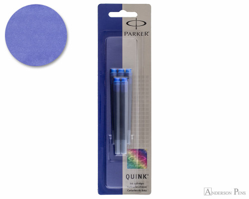 Parker Quink Washable Blue Ink Cartridges (5 Pack)