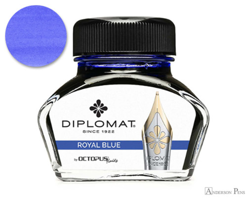 Diplomat Royal Blue Ink (30ml Bottle)