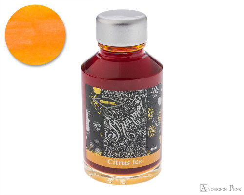 Diamine Shimmertastic Citrus Ice Ink (50ml Bottle)