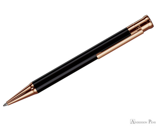 Otto Hutt design04 Ballpoint - Black with Rose Gold Trim