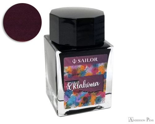 Sailor US 50 State Ink Series - Oklahoma (20ml Bottle)