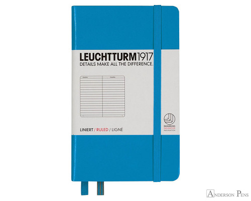 Leuchtturm1917 Notebook - A6, Lined - Azure