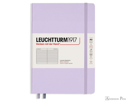 Leuchtturm1917 Notebook - A5, Lined - Lilac