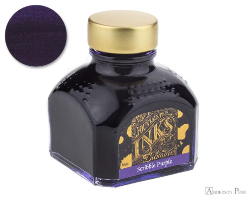 Diamine Scribble Purple Ink (80ml Bottle)