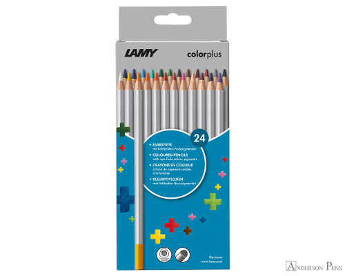 Lamy Colorplus Coloring Pencils - MultiColor - 24 Pack, Cardboard Box