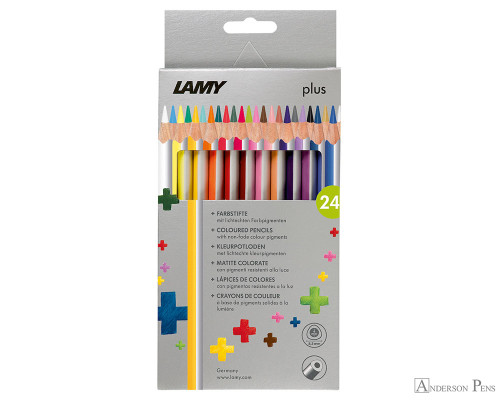 Lamy Plus Coloring Pencils - MultiColor - 24 Pack, Cardboard Box