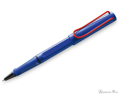 Lamy Safari Rollerball - Blue with Red Clip