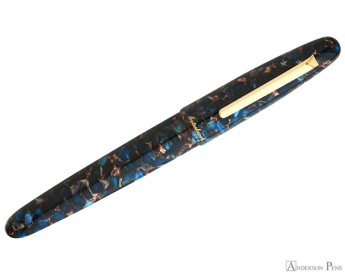 Esterbrook Oversized Estie Fountain Pen - Nouveau Bleu with Gold Trim