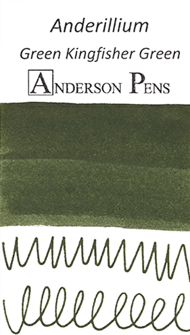 Anderillium Green Kingfisher Green Ink Sample