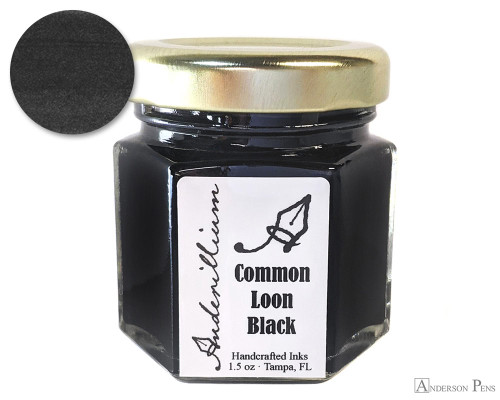 Anderillium Common Loon Black Ink (1.5oz Bottle)