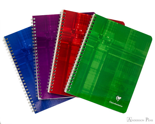 Clairefontaine Classic Wirebound MultiSubject Notebook - 6.75 x 8.75, Graph - Assorted