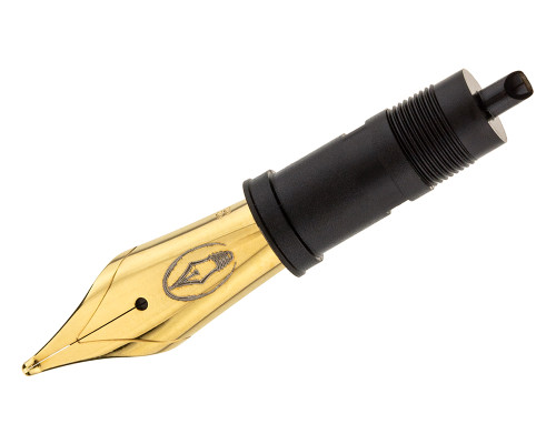 Edison #6 Steel Nib Unit - Gold, Double Broad