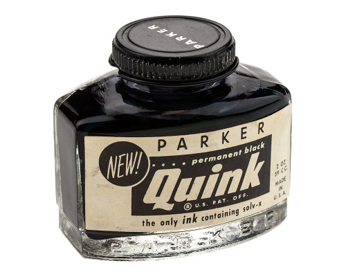 Empty Parker Quink Vintage 59ml Bottle