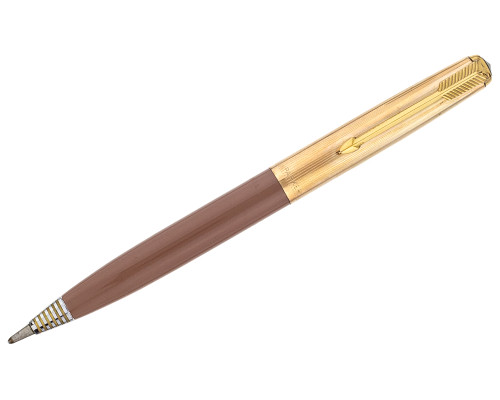 Parker 51 Liquid Lead Pencil - Cocoa with Gold Filled Cap
