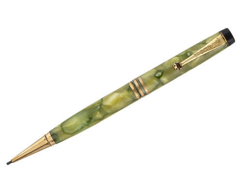 Parker Lady Duofold Streamlined Mechanical Pencil - Moderne Green and Pearl