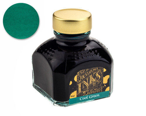 Diamine Cool Green Ink (80ml Bottle)