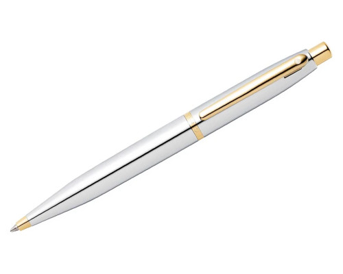 Sheaffer VFM Ballpoint - Bright Chrome with Gold Trim