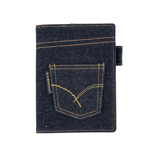 Hobonichi 5-Year Book Cover - A6 Techo, Hollywood Ranch Market: Indigo Jeans Pocket