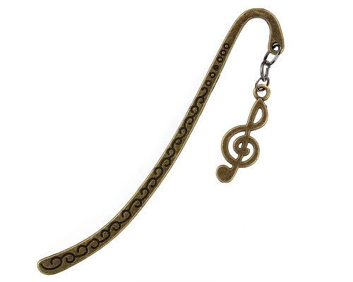 Anderson Pens Bookmarks - Treble Clef, Bronze