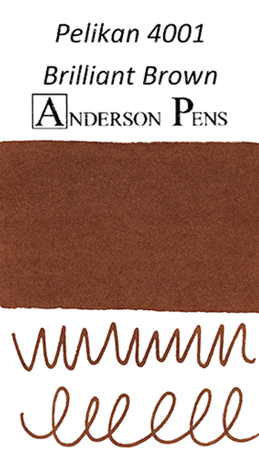 Pelikan 4001 Brilliant Brown Ink Sample (3ml Vial)
