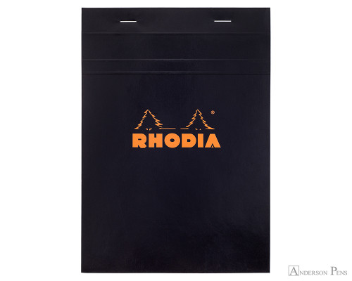 Rhodia No. 16 Staplebound Notepad - A5, Graph - Black