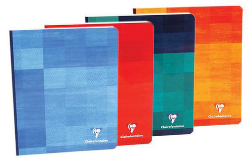Clairefontaine Classic Clothbound Notebook - 6.5 x 8.25, Lined - Assorted