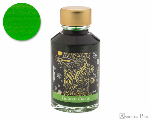 Diamine Shimmertastic Golden Oasis Ink (50ml Bottle)