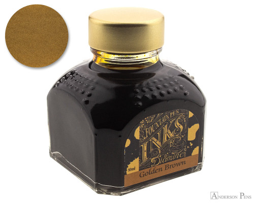 Diamine Golden Brown Ink (80ml Bottle)